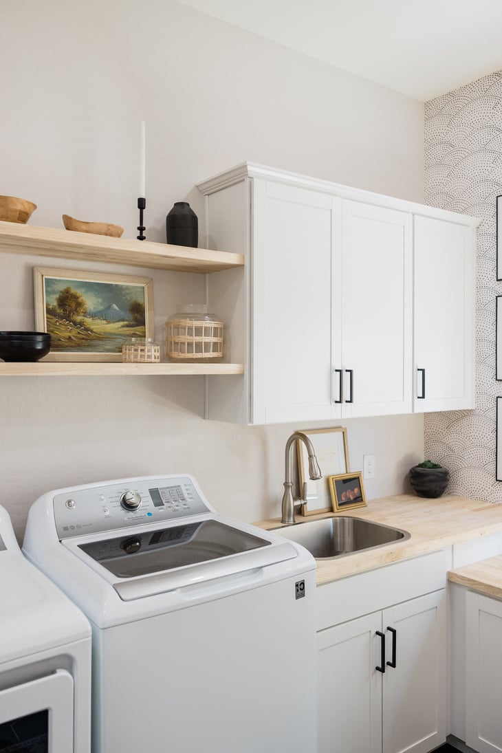 Modern Laundry Room Interior