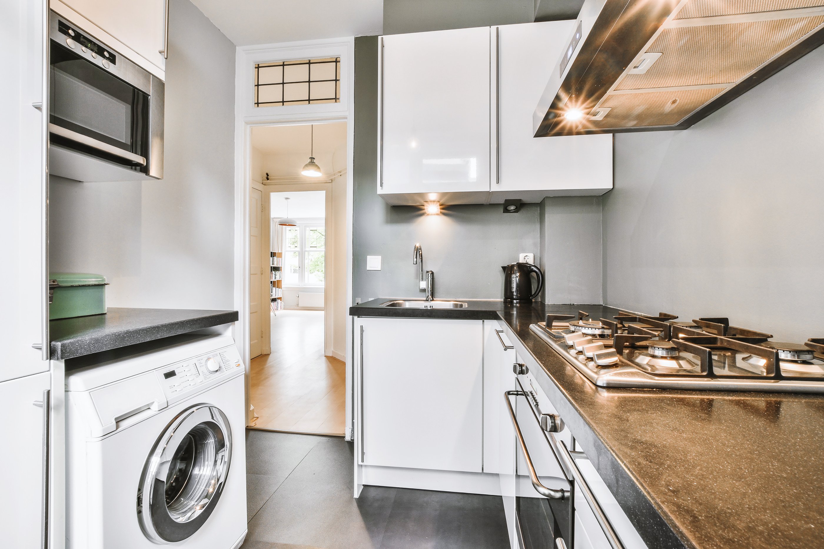 Small Kitchen with Modern Appliances